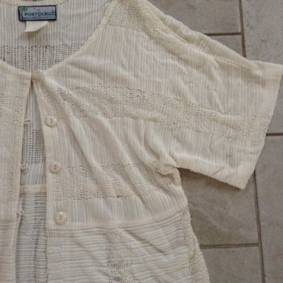 Portocruz Cream Vintage Cardigan - Picture 5 of 6